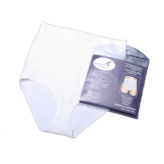 Ambiance Healthcare - Stoma Dames Slip Wit
