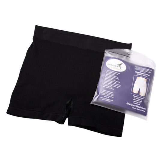 Ambiance Healthcare - Stoma Heren - Dames Boxer Zwart