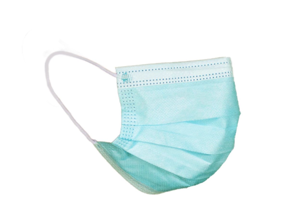 MEDI-INN MEDISCH MONDMASKER / MEDISCH MONDKAPJE TYPE IIR 3 laags CE gecertificeerd per 50 stuks