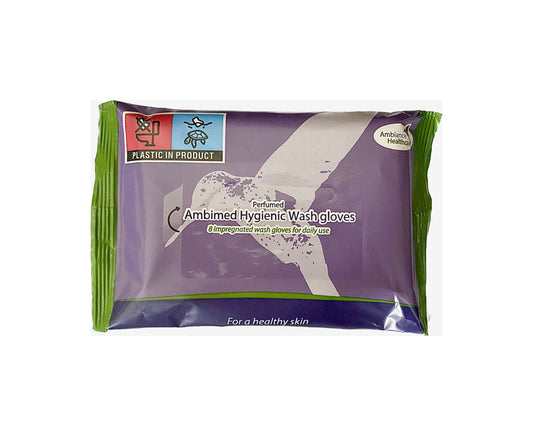 Ambimed Vochtige Wegwerp Washandjes 8 stuks - Geparfumeerd