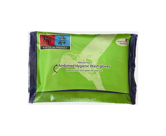 Ambimed Vochtige Wegwerp Washandjes 8 stuks - Ongeparfumeerd