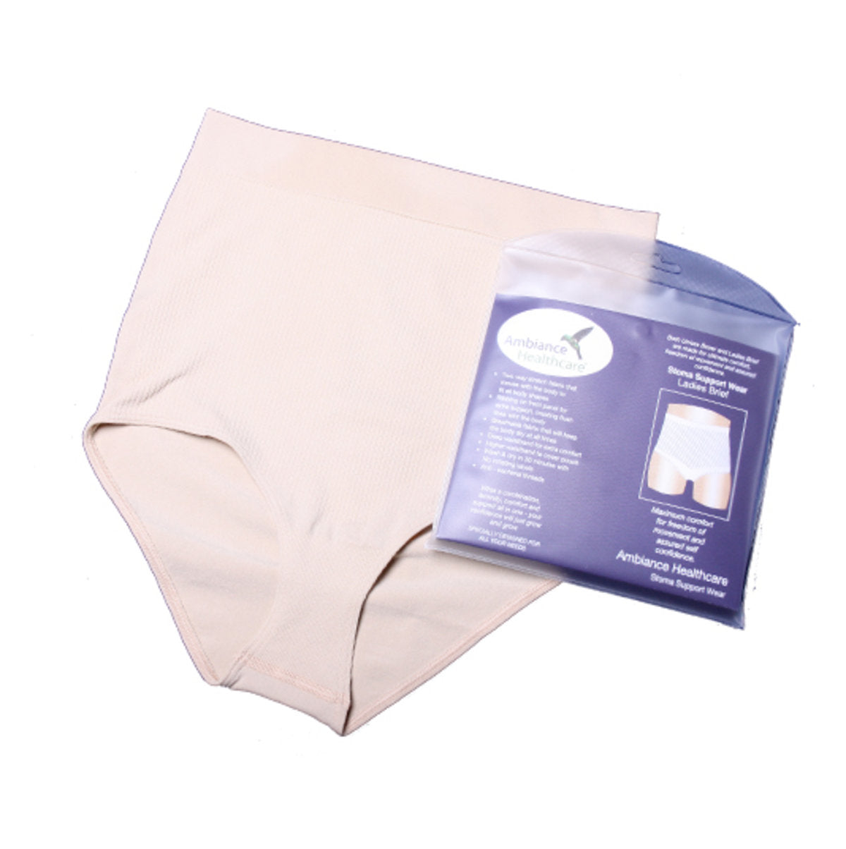 Ambiance Healthcare - Stoma Dames Slip Beige