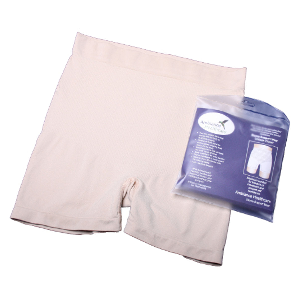 Ambiance Healthcare - Stoma Heren - Dames Boxer Beige